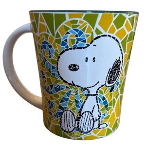 NWT RETIRED GIBSON SNOOPY 15 OZ CERAMIC COFFEE MUG